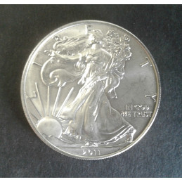 2011 1 Oz American Silver Eagle Obverse