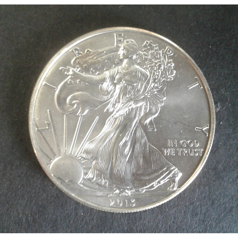 2013 1 Oz American Silver Eagle Obverse