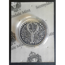 2018 1 Oz Anguilla Lobster Obverse