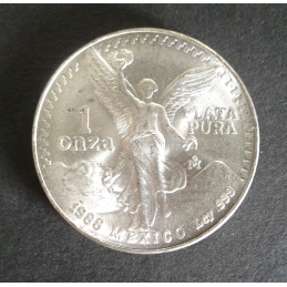 1988 1 Oz Mexican Libertad Type 2 Obverse
