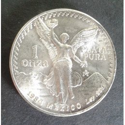 1984 1 Oz Mexican Libertad Type 1 Obverse