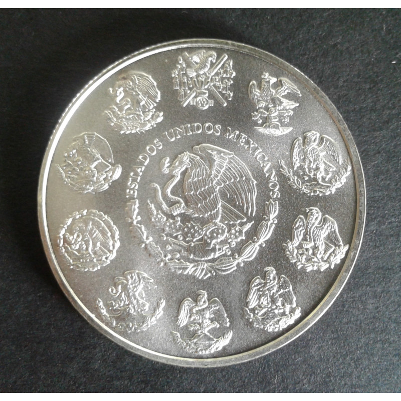 2012 1 Oz Mexican Libertad Reverse