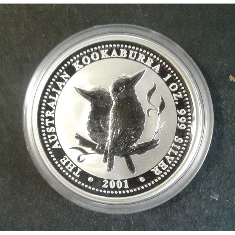 2001 1 Oz Australian Kookaburra Obverse