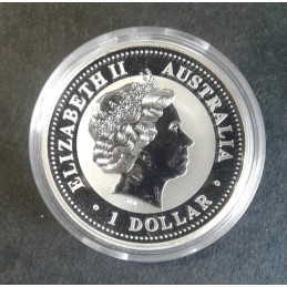 2002 1 Oz Australian Kookaburra Reverse