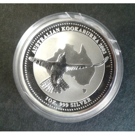 2002 1 Oz Australian Kookaburra Obverse