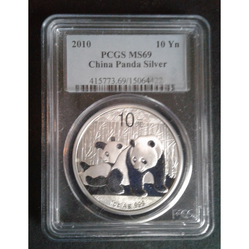 2010 1 Oz Chinese Panda Obverse