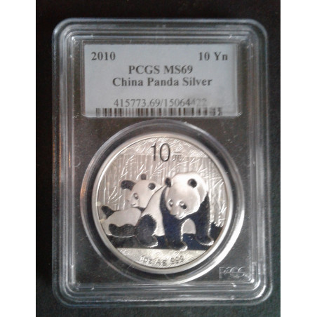 2010 1 Oz Chinese Panda Obverse