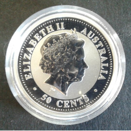 2002 1/2 Oz Australian Lunar Series 1 [Horse] Reverse