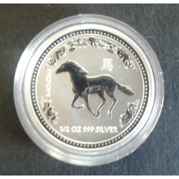2002 1/2 Oz Australian Lunar Series 1 [Horse] Obverse