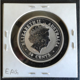 2005 1/2 Oz Australian Lunar Series 1 [Rooster] Reverse