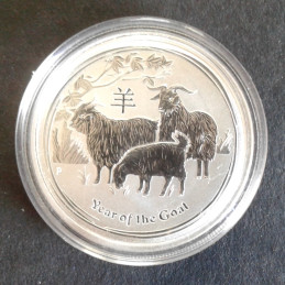 2015 1/2 Oz Australian Lunar Series 2 [Goat] Obverse