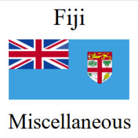 Fiji Miscellaneous
